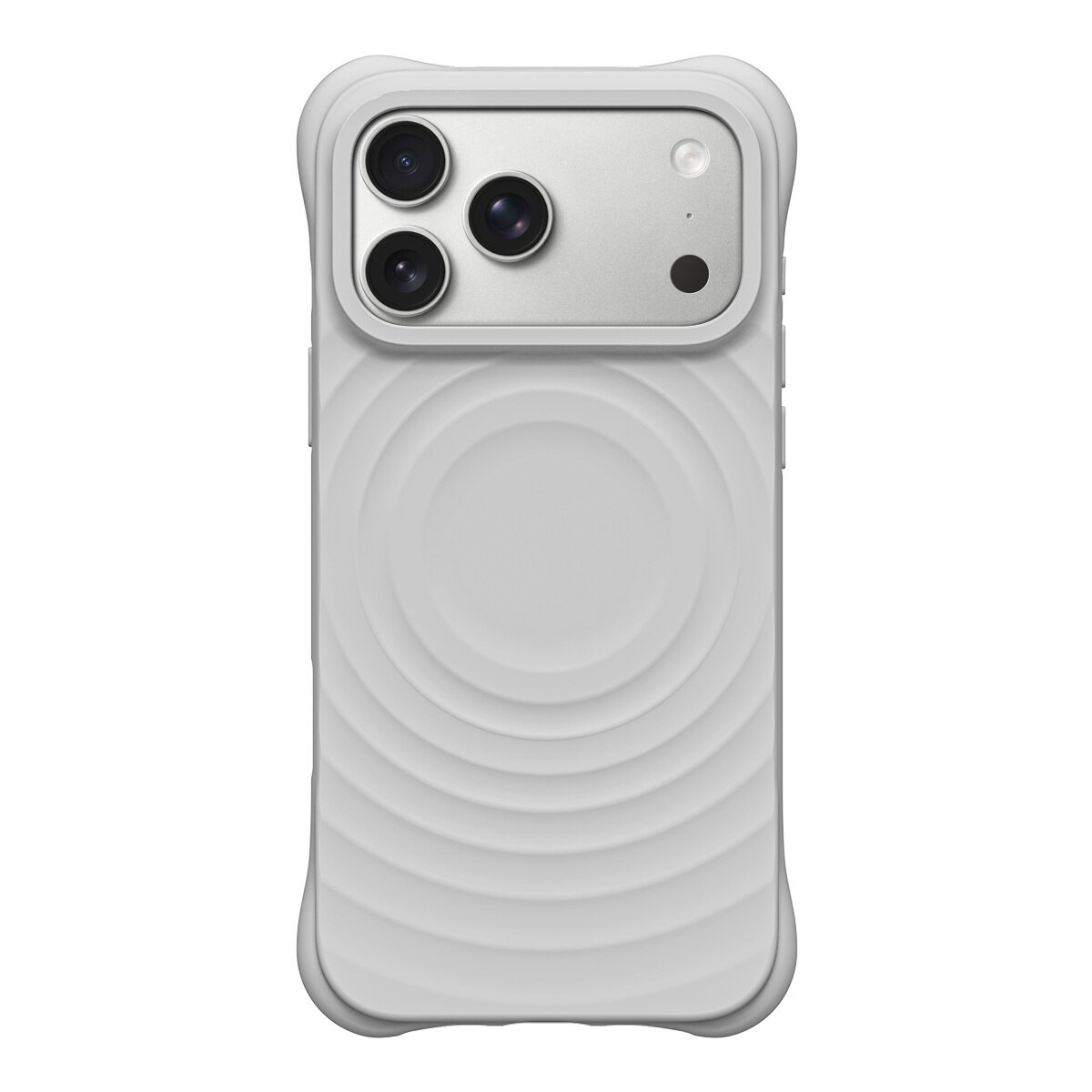 现货涧石灰水波纹磁吸适用苹果手机壳iPhone17proma纯色简约16MagSafe磁吸明星同款防摔硬壳手机壳
