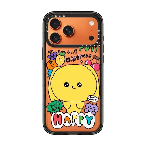 CAS你会开心的黄色兔子适用18promax/pro星宇橙色壳iphone17pro16pro卡通15创意14防摔13保护手机壳女
