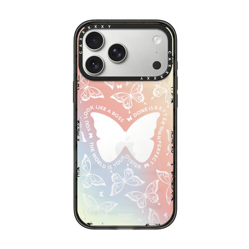 CASETiFiY蝴蝶系列亚克力版适用iPhone17ProMax明星手机壳苹果16Pro可爱卡通15ProMax/14防摔13保护套