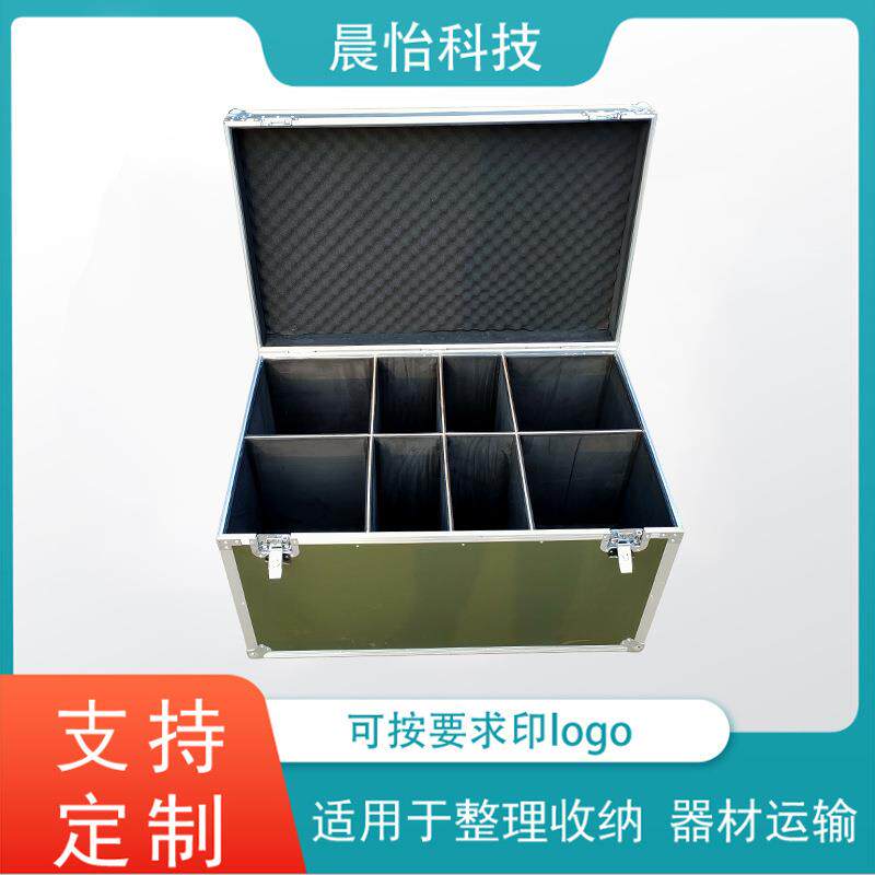 军绿航空箱运输坚固精密仪器工具箱摄影器材铝合金箱军绿航空箱