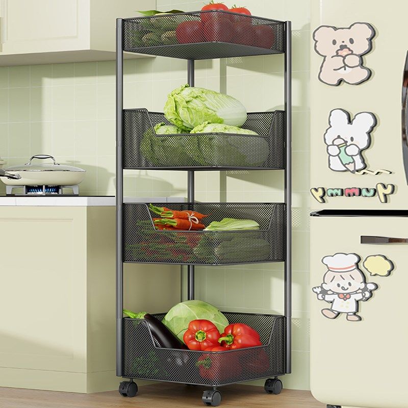 厨房菜篮子置物架落地多层移动家用果蔬收纳架多功能放菜储物架子,厨房/烹饪用具,厨房置物架/置物柜/角架,淘宝优惠券,粉丝福利购,淘宝优惠卷