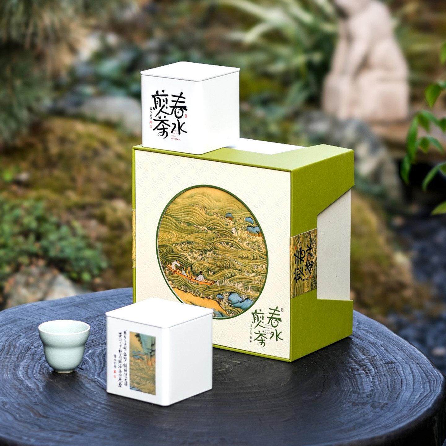 26年新款绿茶明前龙井茶碧螺春小罐礼盒高档绿铁罐包装空礼盒定制