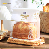 吐司面包包装 袋子450克吐司方包切片卷边铁丝封口烘焙西点打包袋