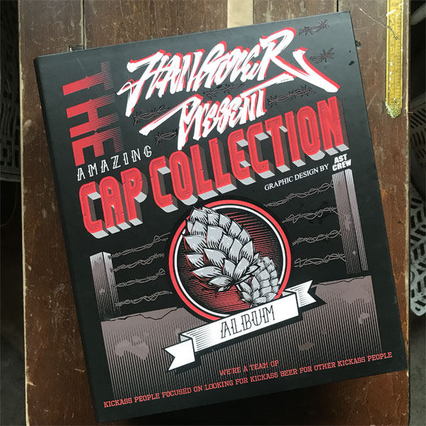 啤酒瓶盖收藏收集册精酿啤酒无损开瓶器 6页252空位 创意个性礼物