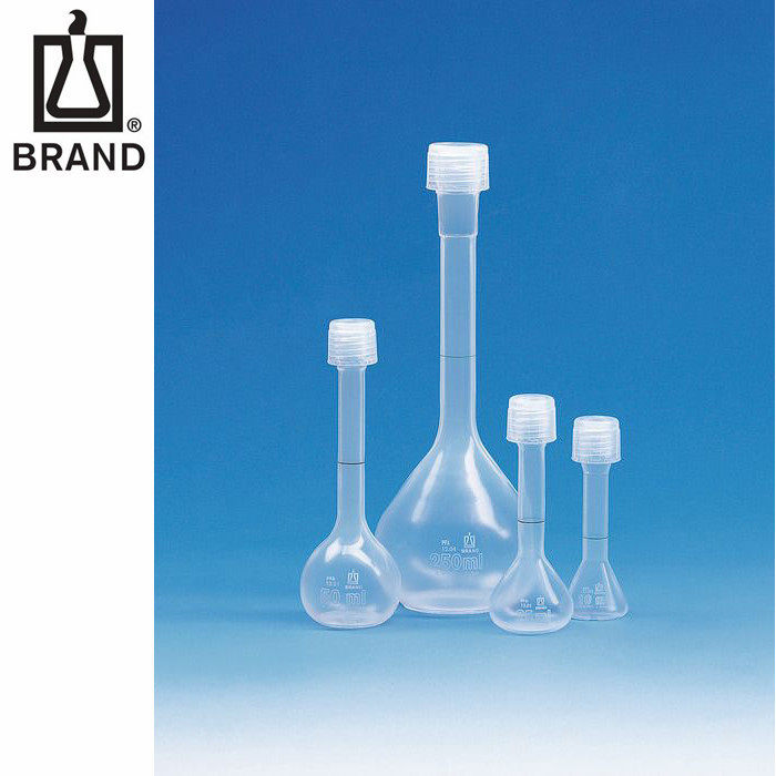 BRAND/普兰德容量瓶带旋盖PFA材质A级螺口规格GL18图片