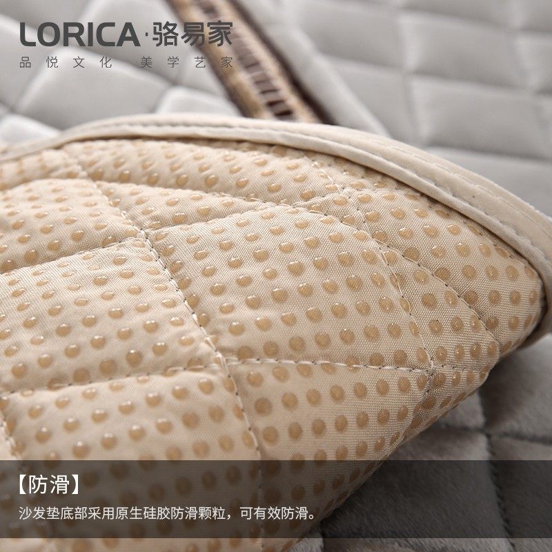 托斯卡纳 意大利绒沙发套罩冬季毛绒防滑欧式坐垫新中式高档盖布