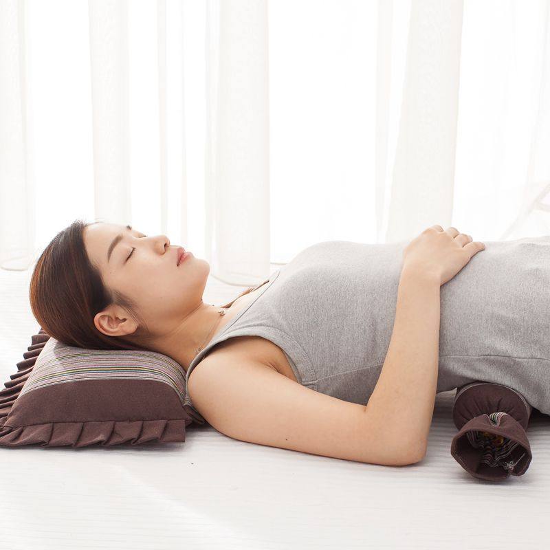 决明子护颈枕修复颈椎枕头睡觉专用助睡眠圆柱抗菌糖果枕复矫正器