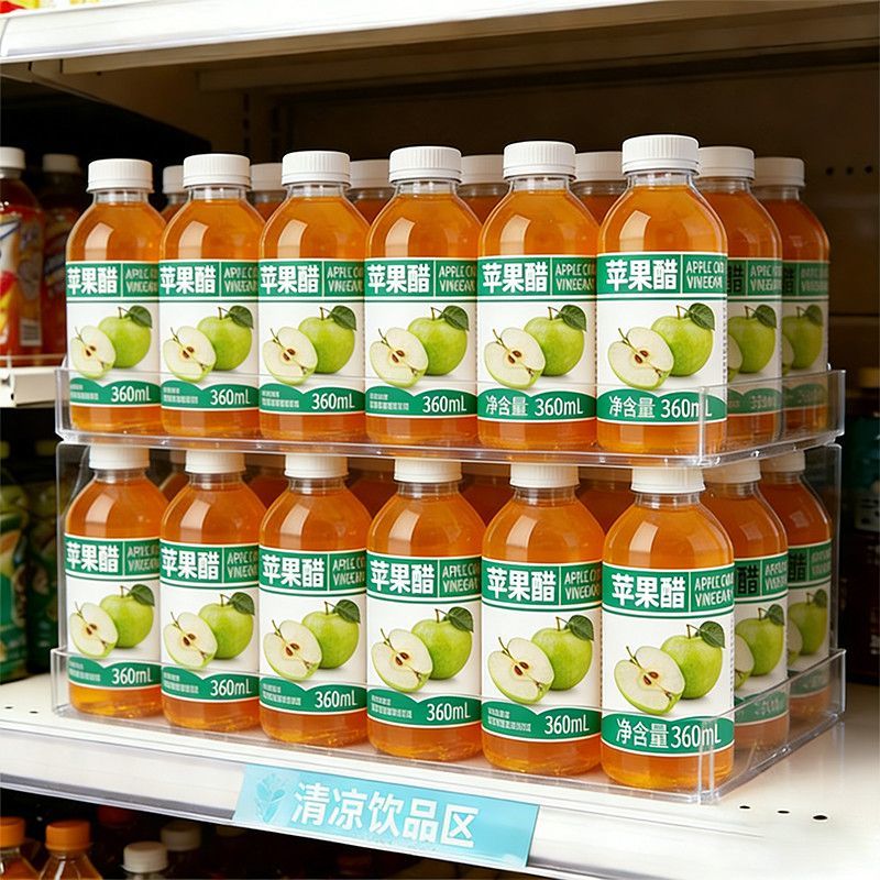 【新店冲量】好喝苹果醋饮料360ml瓶整箱解腻0脂苹果汁醋果味饮料