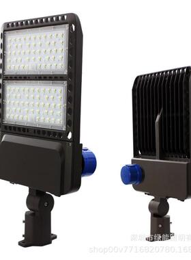 A工程款光控路灯高杆鞋盒灯停车场250w光控140-180Lm/w调功率色温