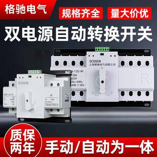 双电源自动转换开关切换器ATS63A100A125A2P单相电4P三相四线
