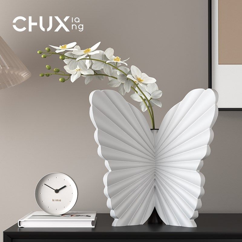 中古风蝴蝶花瓶摆件客厅桌面电视柜玄关酒柜家居饰品乔迁新居礼品