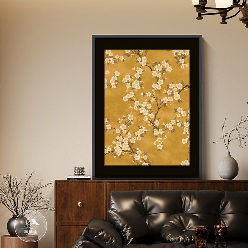 墨竹中古风玄关柜摆画复古高级感客厅餐厅装饰画宋代美学竹子挂画,家居饰品,现代装饰画,淘宝优惠券,粉丝福利购,淘宝优惠卷