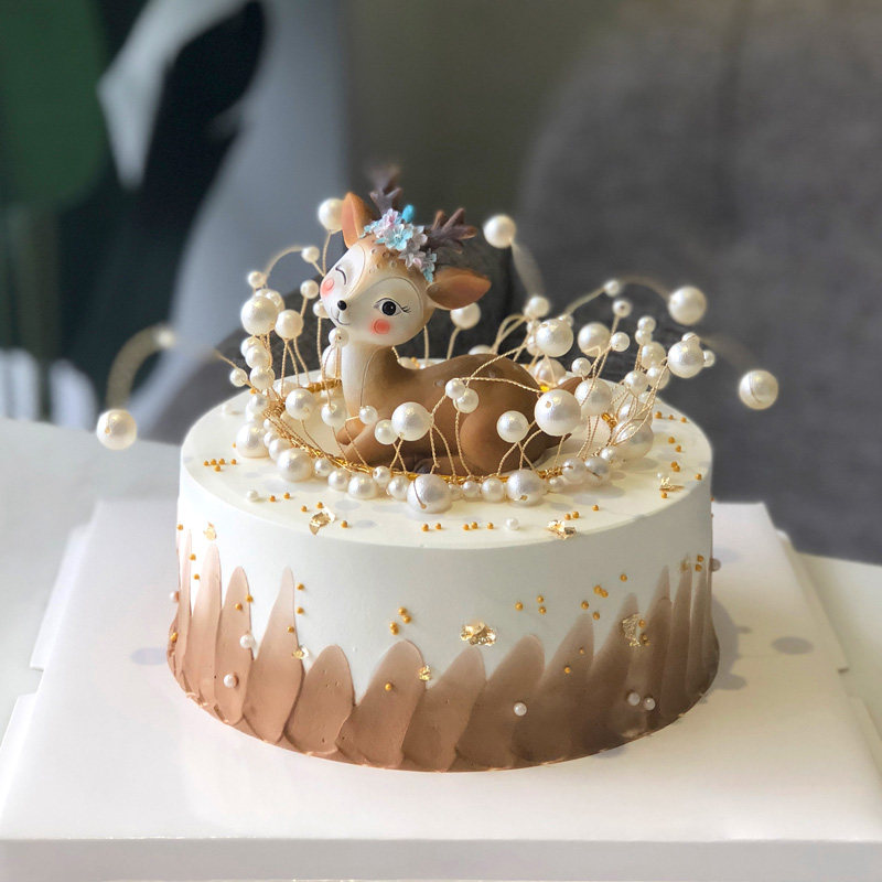 母亲节皇冠蛋糕装饰珍珠海藻皇冠烘培摆件公主女王网红生日装扮,节庆用品/礼品,节日装扮用品,淘宝优惠券,粉丝福利购,淘宝优惠卷