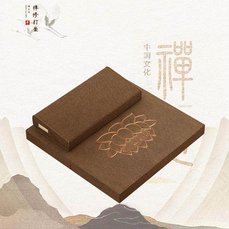 打坐垫禅修垫蒲团跪拜垫静坐冥想拜佛垫家用加厚折叠布艺椰棕禅垫