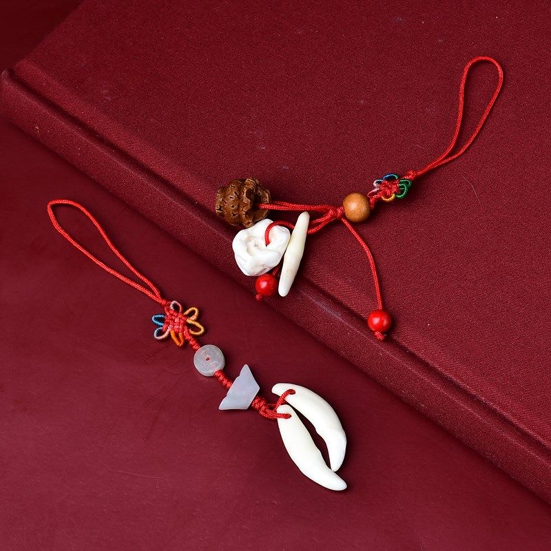 本命年挂件黑狗牙手机挂绳钥匙挂件桃木平安防惊吓新生儿出门随身,节庆用品/礼品,手机链,淘宝优惠券,粉丝福利购,淘宝优惠卷