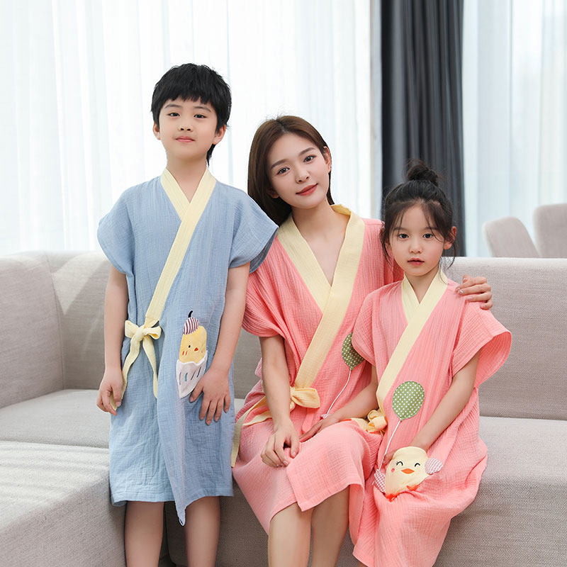 儿童浴巾纯棉纱布斗篷男女童可穿裹宝宝浴袍夏季吸水游泳亲子浴衣,婴童用品,浴巾,淘宝优惠券,粉丝福利购,淘宝优惠卷