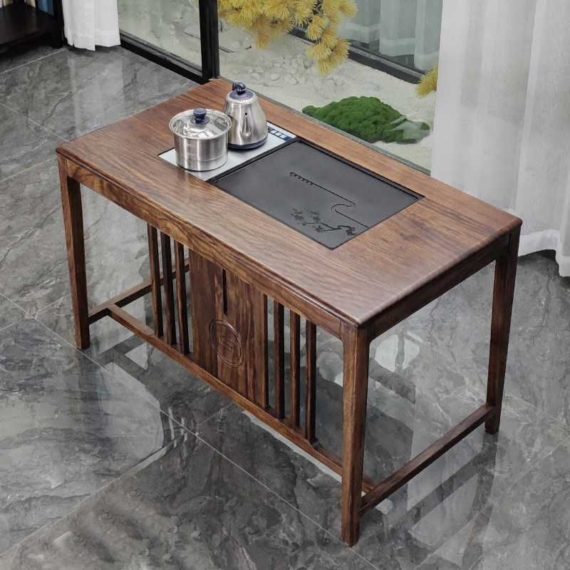 新中式乌金木实木茶桌椅组合茶台家用1.4米客厅1.2米茶桌,住宅家具,家用茶台/茶桌,淘宝优惠券,粉丝福利购,淘宝优惠卷