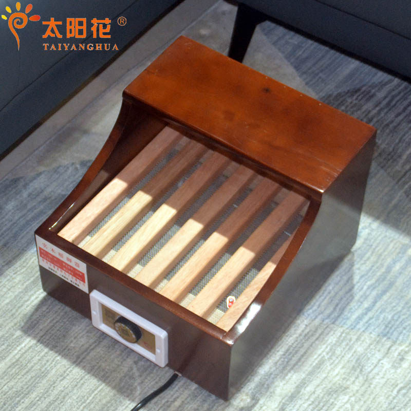 湖南烤火箱家用电火桶家用烤火炉暖脚实木取暖器暖脚炉烘脚取暖器
