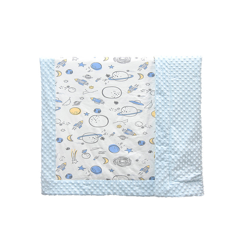 婴儿豆豆毯夏季安抚宝宝毛毯春秋薄款盖毯儿童夏凉空调小被子四季