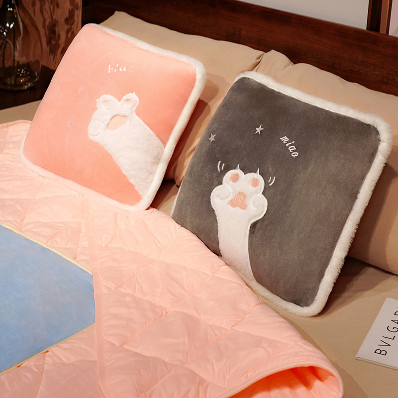 抱枕被子两用二合一办公室加厚午睡枕头汽车折叠车用靠枕午休毯子,居家布艺,抱枕被,淘宝优惠券,粉丝福利购,淘宝优惠卷