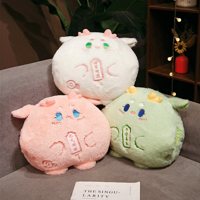 龙年女生冬天暖手抱枕被子两用毛绒办公室午睡毯子三合一汽车载用,居家布艺,抱枕被,淘宝优惠券,粉丝福利购,淘宝优惠卷