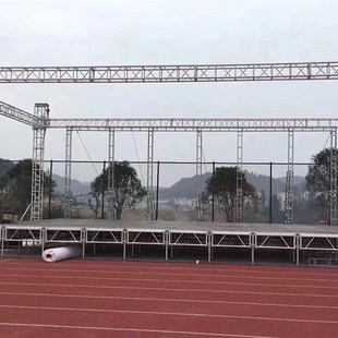 铝合金舞台桁架灯光太空trus架钢铁雷亚卡扣快装简易合唱看台婚庆