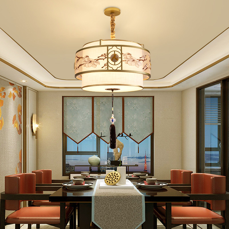 新中式餐饮吊灯圆形火锅店灯具中国风饭店书房茶室餐厅工程吊,家装灯饰光源,酒店/宴会厅/餐饮吊灯,淘宝优惠券,粉丝福利购,淘宝优惠卷