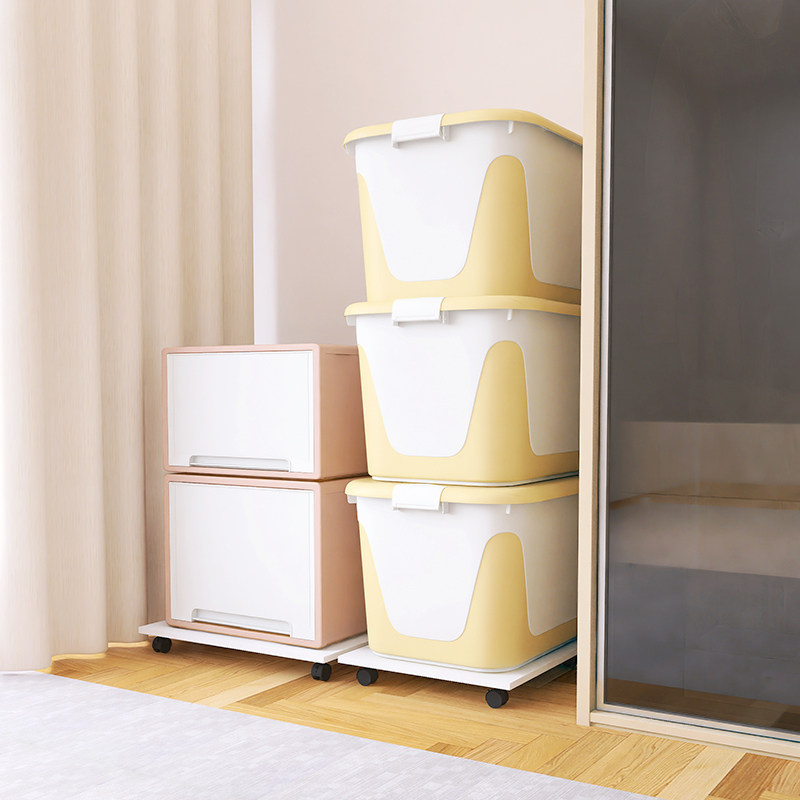 收纳箱底座可移动整理箱置物板万向轮托架带刹车实木落地置物架子,住宅家具,搁板/置物架/家用陈列架,淘宝优惠券,粉丝福利购,淘宝优惠卷