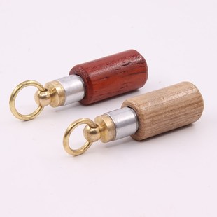 创意礼品实木黄铜手拧鸟哨模仿鸟叫声音训鸟口哨玩具钥匙扣挂件男