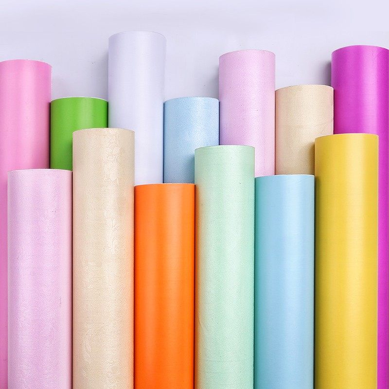 PVC自粘墙纸 纯色加厚压纹贴纸卧室儿童房壁纸 家具柜子翻新贴纸,家居饰品,软装墙贴,淘宝优惠券,粉丝福利购,淘宝优惠卷