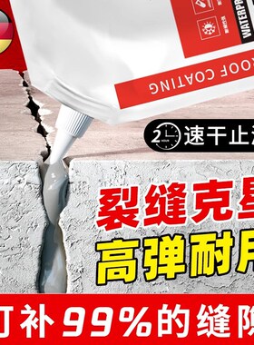 德国水泥地面裂缝修补剂外墙高强度灌缝胶填缝堵漏王防水补漏材料