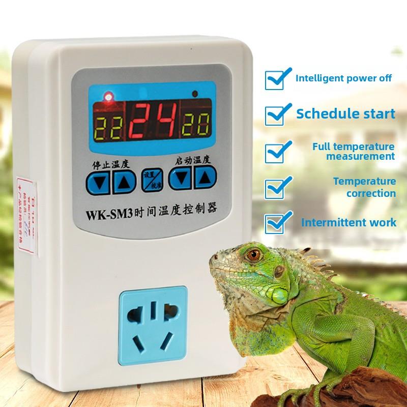 龟箱恒温器爬行动物箱鹦鹉孵化器爬行动物智能恒温器鱼缸恒温器温