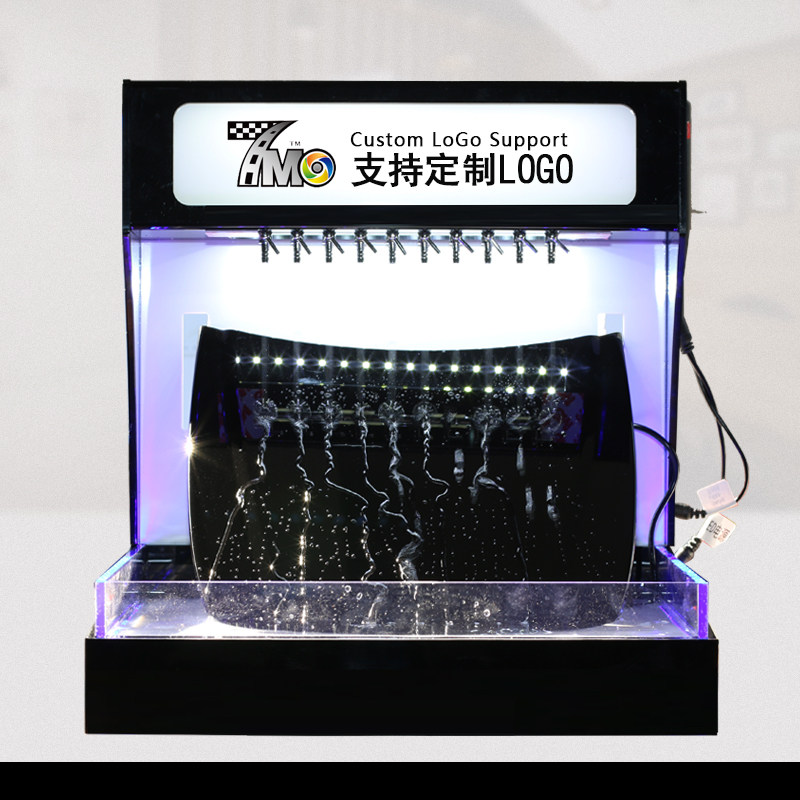 汽车透明膜TPU划水疏水斥水性测试机 汽车镀膜镀晶驱水效果展示