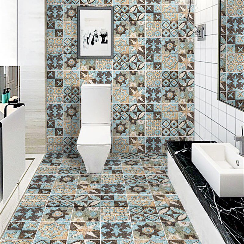 瓷砖贴纸卫生间地面装饰防水耐磨花砖翻新地贴自粘阳台地板贴墙贴,家居饰品,软装墙贴,淘宝优惠券,粉丝福利购,淘宝优惠卷