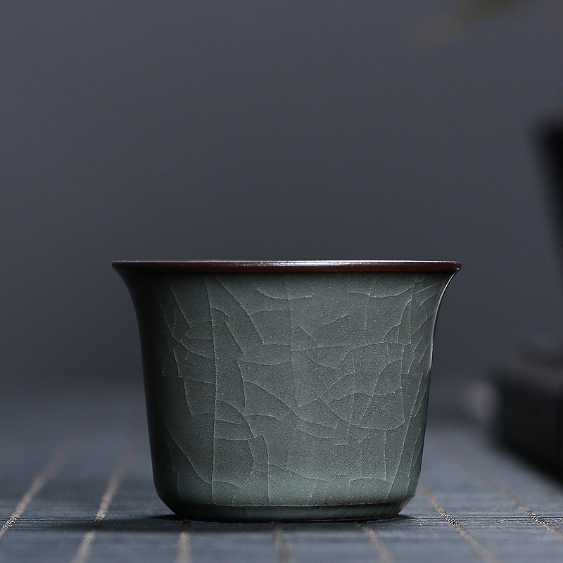 龙泉青瓷功夫茶杯小号哥窑冰裂陶瓷主人杯单杯品茗杯复古茶具家用,餐饮具,茶杯,淘宝优惠券,粉丝福利购,淘宝优惠卷