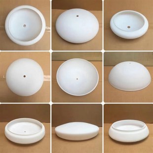 欧式水晶吊灯配件底盆磨砂玻璃灯罩底部灯罩奶白圆形外壳罩亮光