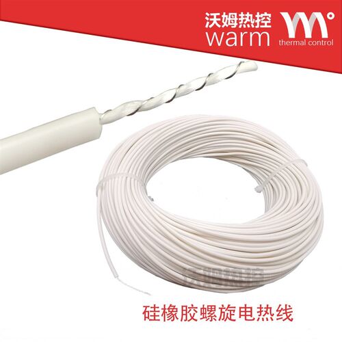 硅橡胶螺旋电热线发热丝防水电热毯孵化加热线养殖电热垫育苗宠物