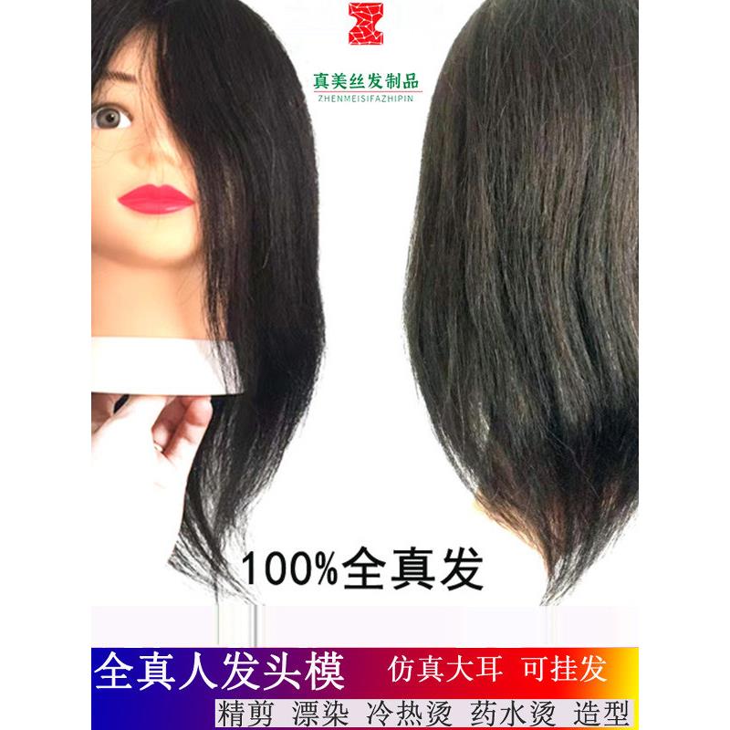全真发大耳朵模型头学徒练习理发假头模型美发头模型可以烫发，染