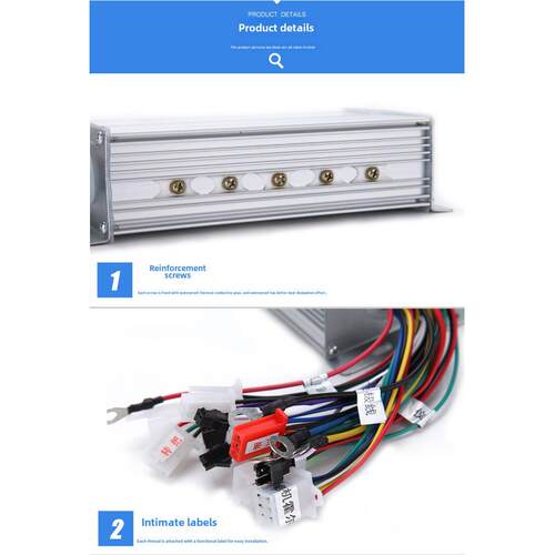 电动瓶车控制器48V350W60V580W72V96伏踏浪台邦铃赛鸽无刷三轮车