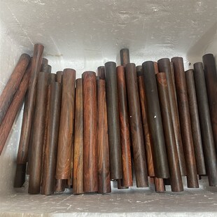 擀面杖 红木工艺品 老挝大红酸枝木棍 擀面杖