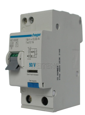 HAGER海格 AD632E AD625E 家用空调热水器漏电32A断路器空开A065E