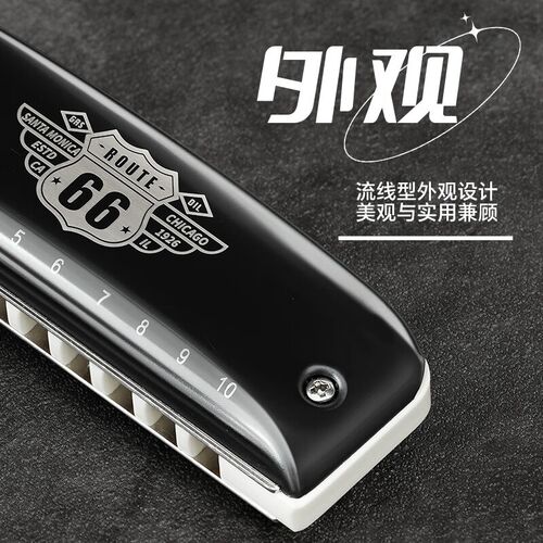 66号公路口琴园园同款Boogieman十孔布鲁斯蓝调10孔PADDY音阶口琴
