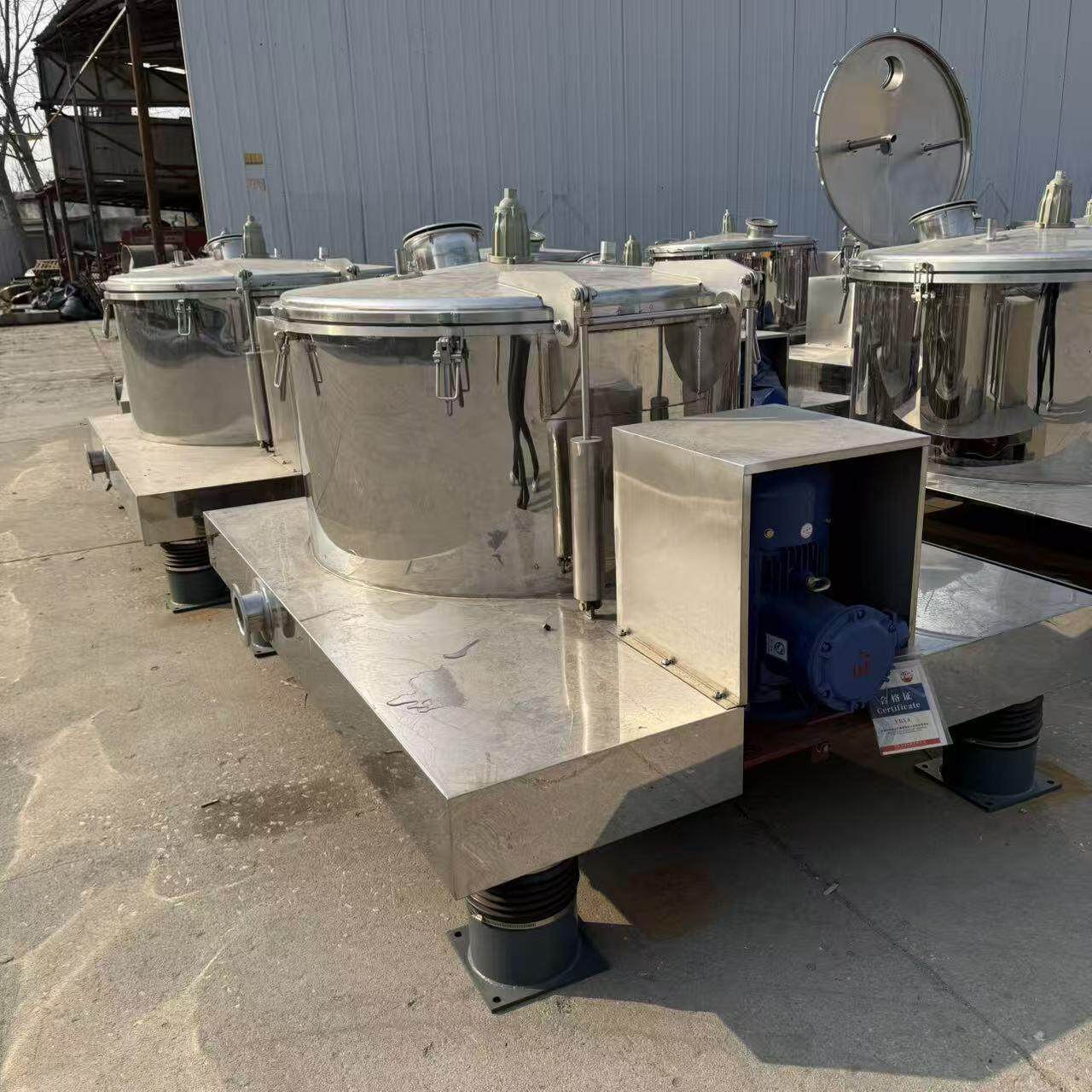 厂心家出售1250型平板吊带JXD03离食品甩干不锈机心钢离机化工密
