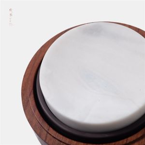 【宛央】诗无邪高档两层砚台白端宋坑墨池带砚盒书画砚池文房四宝
