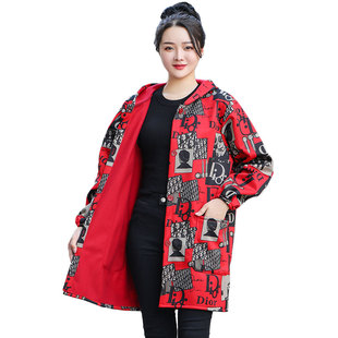 冬季加绒保暖罩衣防水防油加厚时尚围裙大人防污耐脏女工作服外套