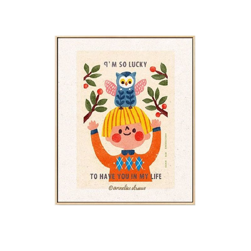 儿童房卡通可爱童趣装饰画动物熊小众挂画男孩女孩卧室幼儿园壁画,家居饰品,现代装饰画,淘宝优惠券,粉丝福利购,淘宝优惠卷