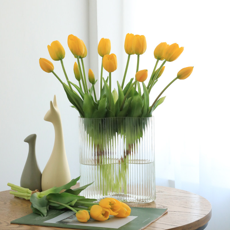 5头郁金香仿真花高档PU客厅摆件假花拍照花朵道具餐桌电视柜摆设,家居饰品,仿真花/假花,淘宝优惠券,粉丝福利购,淘宝优惠卷