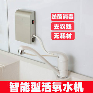 智能活氧水机富氧果蔬清洗杀菌洗衣沐浴厨下四分管道臭氧水生成器