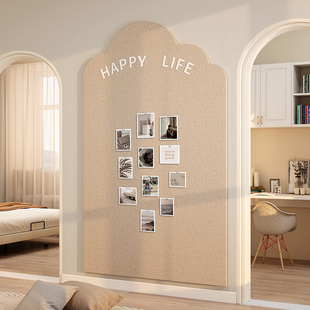 云朵毛毡板照片展示墙毛毡墙贴照片墙背景板高级感客厅相片墙软木