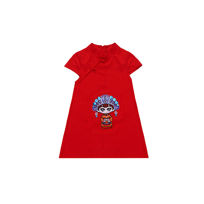 大童装2021年夏装女童洋气连衣裙儿童裙子旗袍夏季汉服夏款小女孩,童装/婴儿装/亲子装,连衣裙,淘宝优惠券,粉丝福利购,淘宝优惠卷